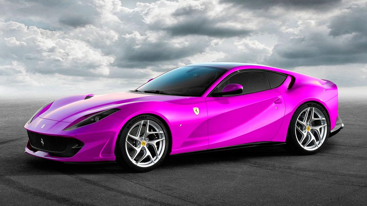 Ferrari color rosa