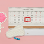 calendario que representa el ciclo menstrual
